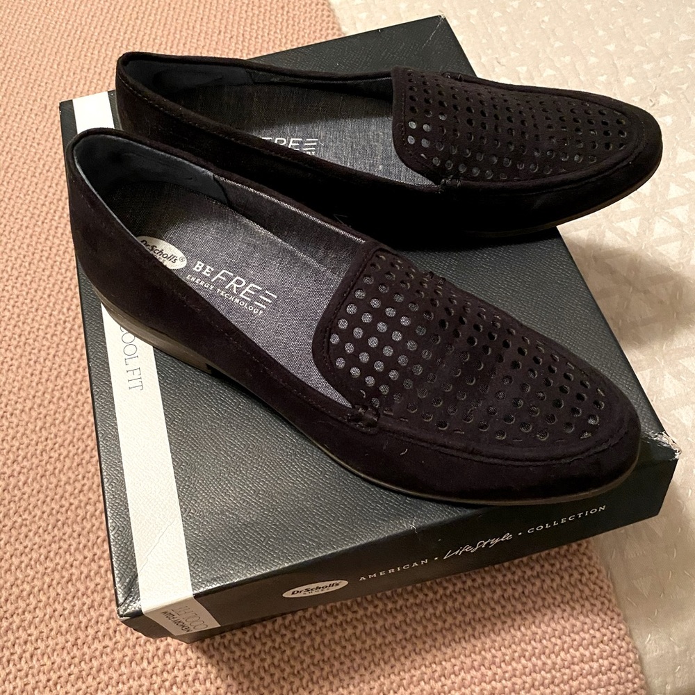 Dr. Scholls Size 8 Black Flats